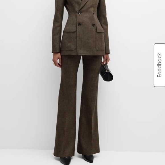 A.L.C. Pants - NWT A.L.C. Moizie Flare wool pants in tan olive brown color